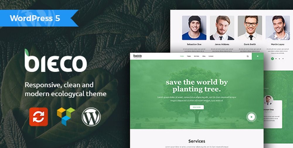 bieco 自然 wordpress 主題