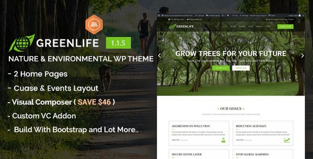 綠色生活 WordPress 主題