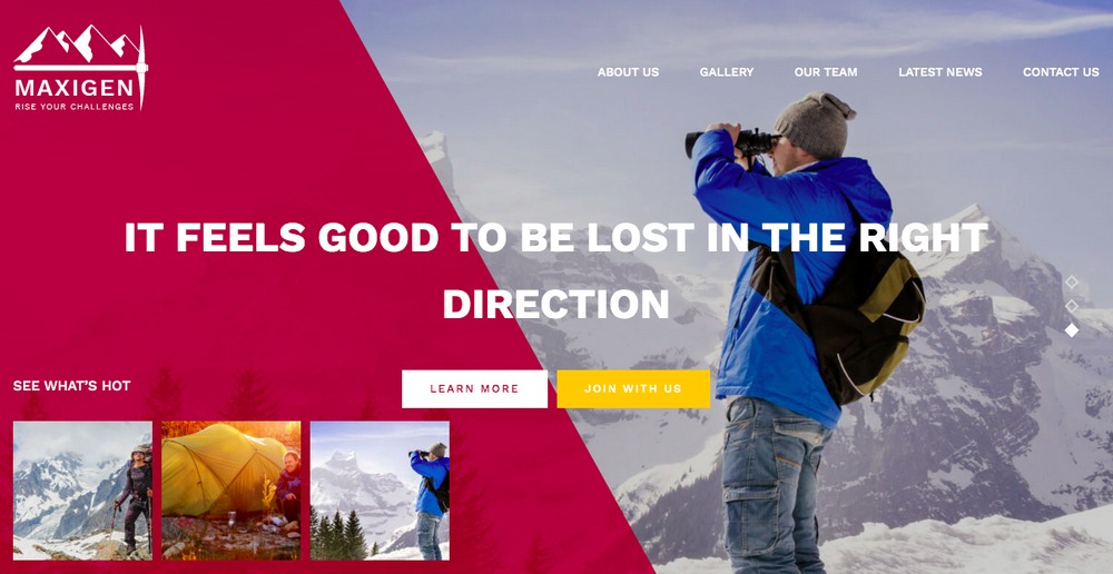 Maxigen Nature WordPress 主題