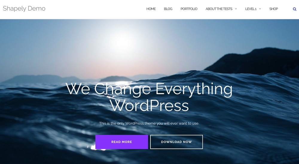 勻稱的WordPress主題
