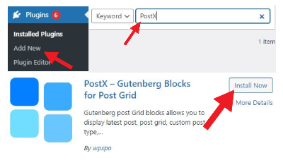如何在 WordPress 中輕鬆製作置頂帖子 5 Install PostX