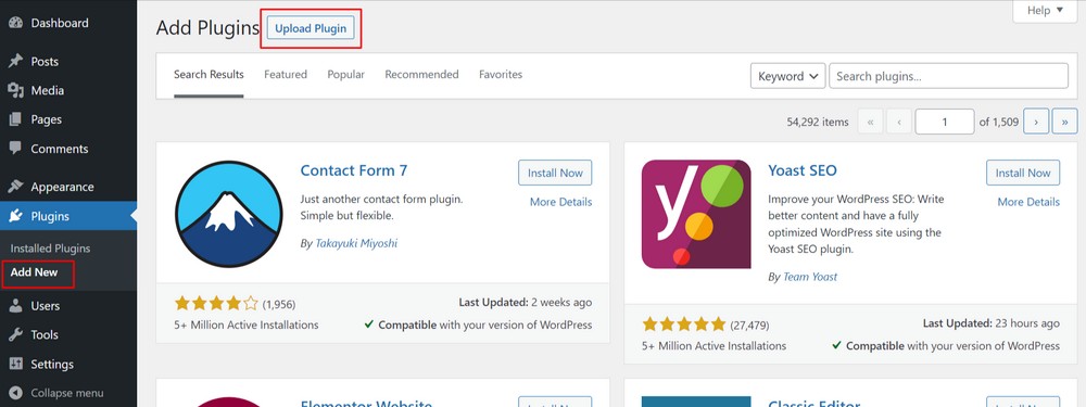 WordPress MemberPress eklentisini yükleme