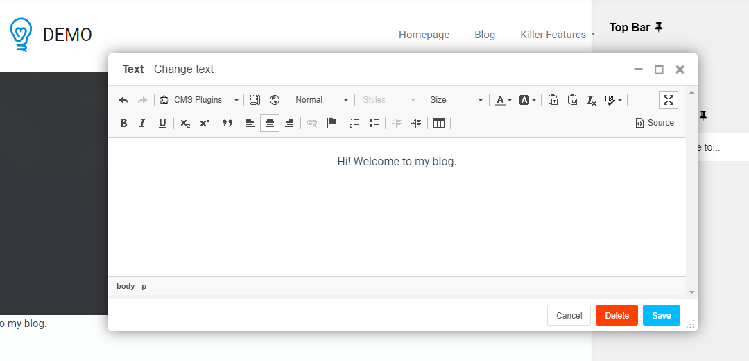 Personalización de texto en Django