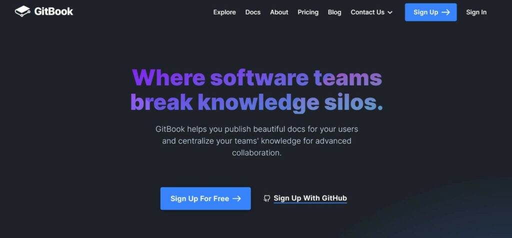 GitBook est l'un des meilleurs outils de documentation