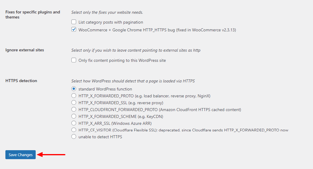 Comment résoudre les problèmes de contenu mixte dans WordPress 8 Fix other insecure content