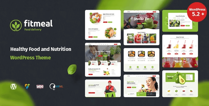 Fitmeal - temă wordpress pentru livrarea de alimente online