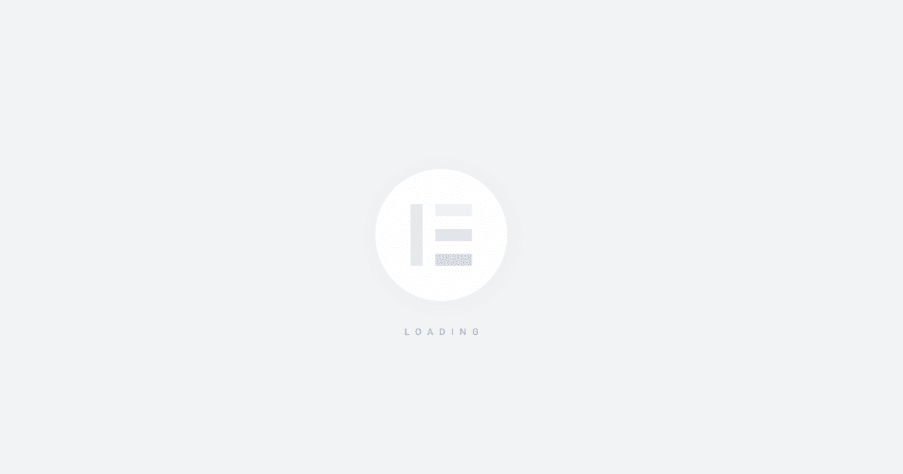 Скриншот загрузки конструктора страниц Elementor