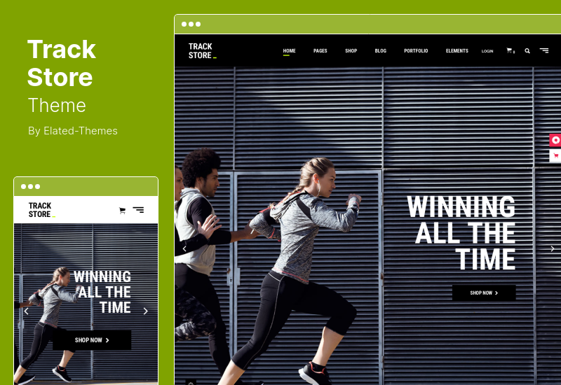Motyw TrackStore — motyw WordPress w sklepie sportowym