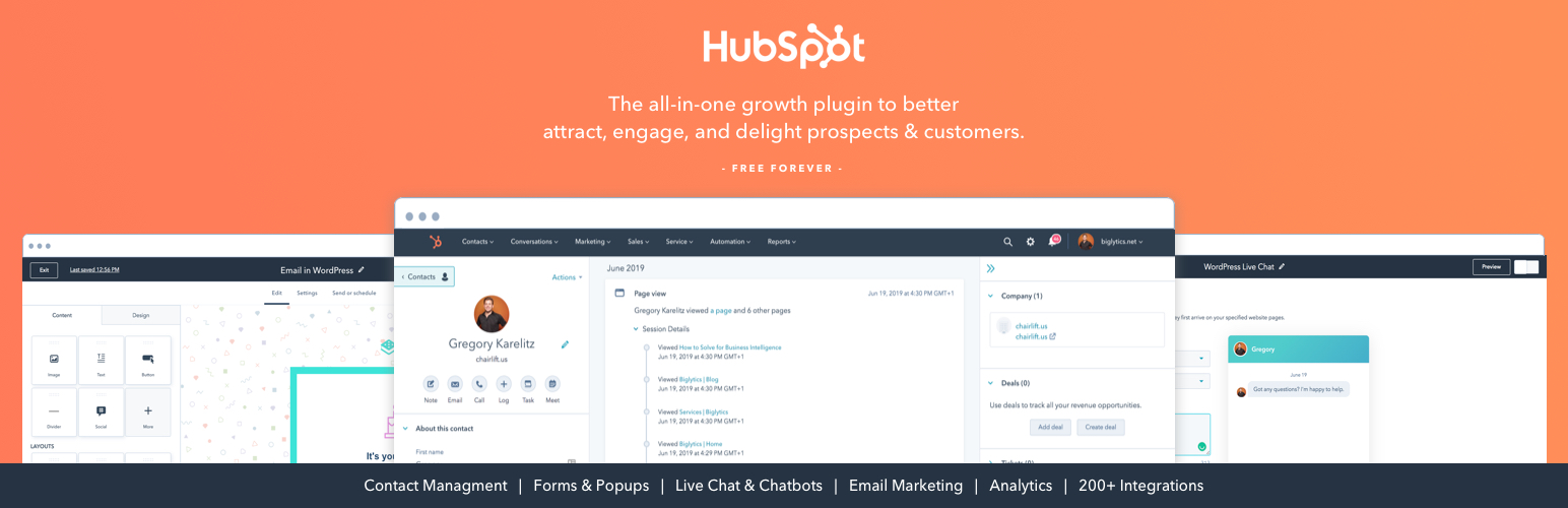 HubSpot E-Mail-Marketing-Plugin für WordPress