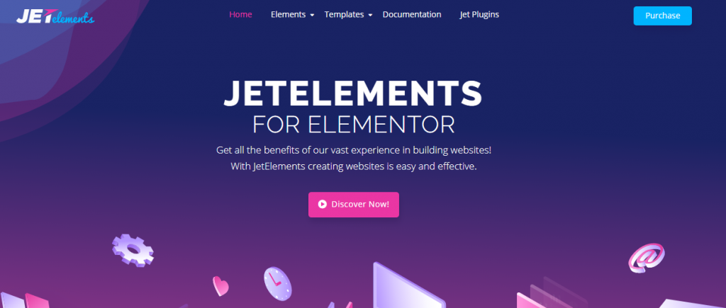 ملحق JetElements عن العنصر
