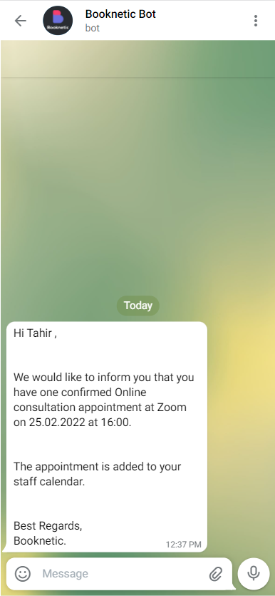 Acțiune Telegram pentru Workflow