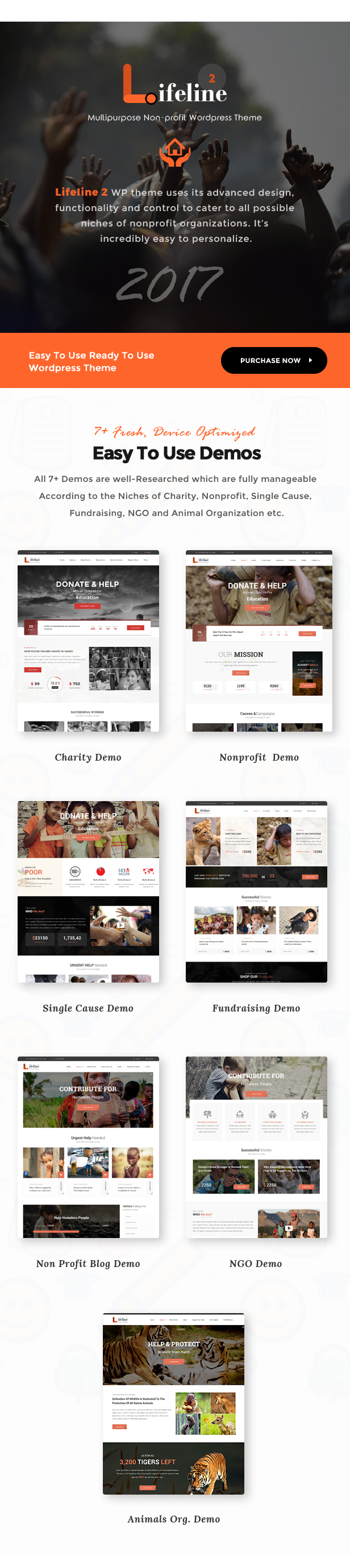 شريان الحياة 2 - موضوع WordPress غير ربحي نهائي للمؤسسات الخيرية وجمع التبرعات والمنظمات غير الحكومية