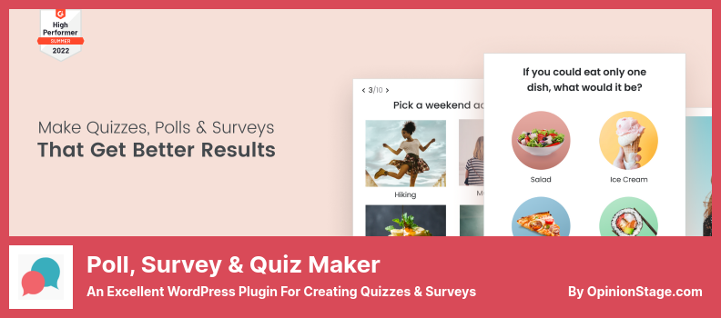 Плагин Poll, Survey & Quiz Maker — отличный плагин WordPress для создания викторин и опросов