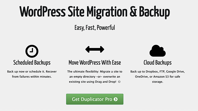 複印機 - SeedProd Duplicator WordPress backup plugin