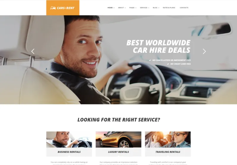 Cars4Rent tema