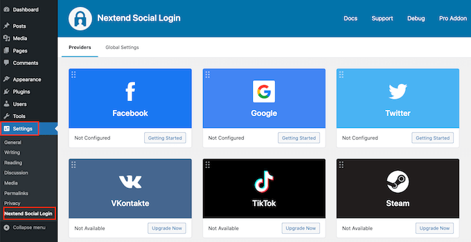 WordPressWebサイトにソーシャルログインを追加する Adding social login to your WordPress website