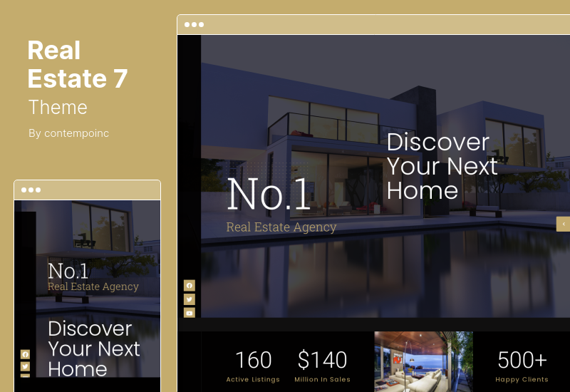 Real Estate 7 Theme - Duyarlı Emlak WordPress Teması