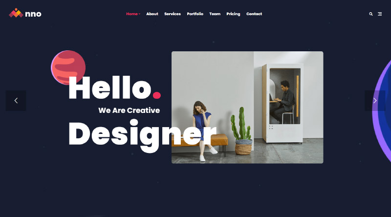 5+ Tema WordPress Portofolio Satu Halaman Terbaik yang Harus Anda Lihat Anno one page WordPress theme