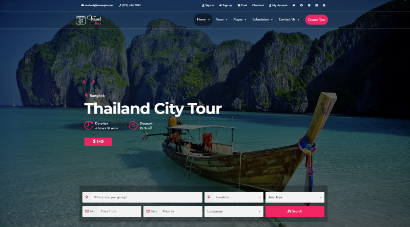 10+ лучших тем WordPress для аренды жилья 8 10+ Top Vacation Rental WordPress Themes 1