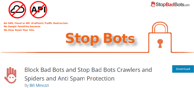 Blocați pluginul WordPress Bad Bots