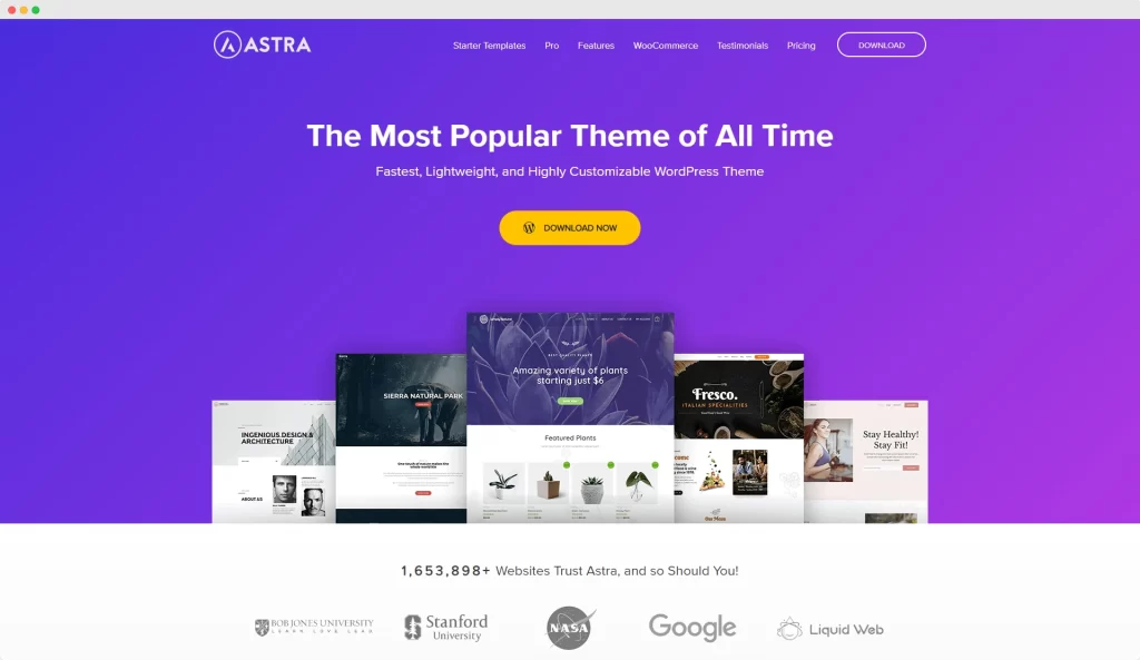 Motyw WordPress Astra