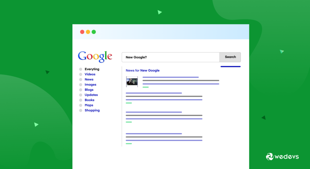 2010년대 Google 검색 결과 페이지의 예
