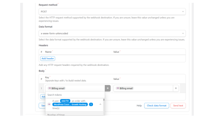 Dodaj dodatkowe dane do przepisu WooCommerce Add additional data for WooCommerce recipe