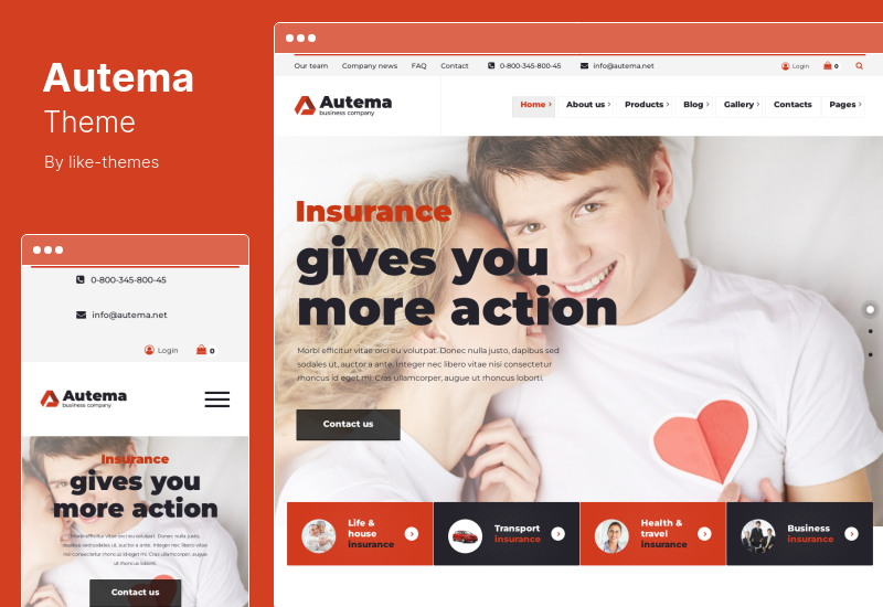 Autema 테마 - 빠른 대출, Bitcoin, 비즈니스 코치 보험 기관 WordPress 테마