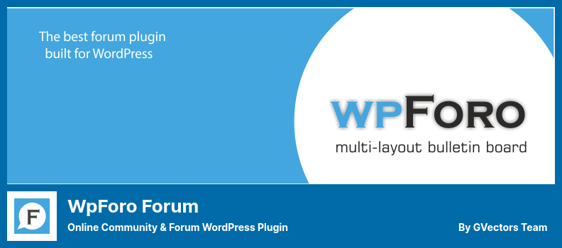 Plugin forum wpForo - Plugin WordPress per forum e comunità online