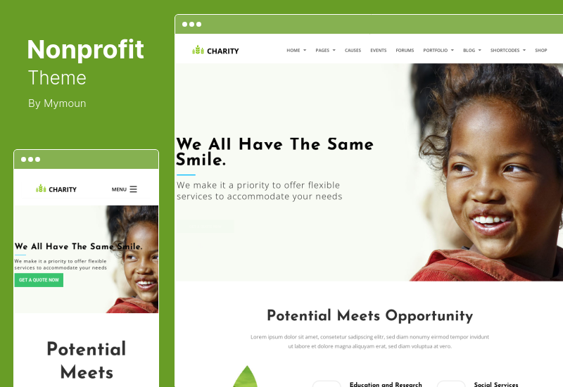 Nonprofit-Theme - WordPress-Thema für NGO-Wohltätigkeitsorganisationen