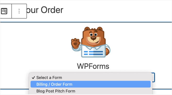 WordPress-Bestellformular zu Ihrer Website hinzufügen WPForms