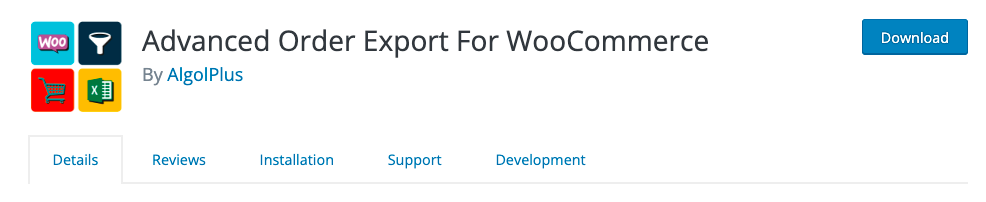 woocommerce Advanced Order Export Plugin