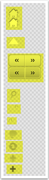 1つのスプライトに10枚の画像 10 images to one sprite