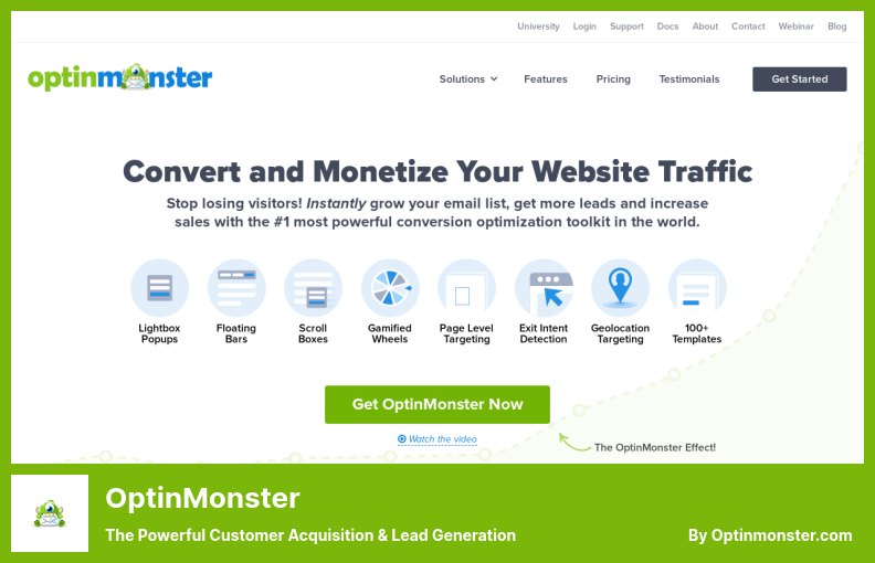 OptinMonster 플러그인 - 강력한 고객 확보 및 리드 생성