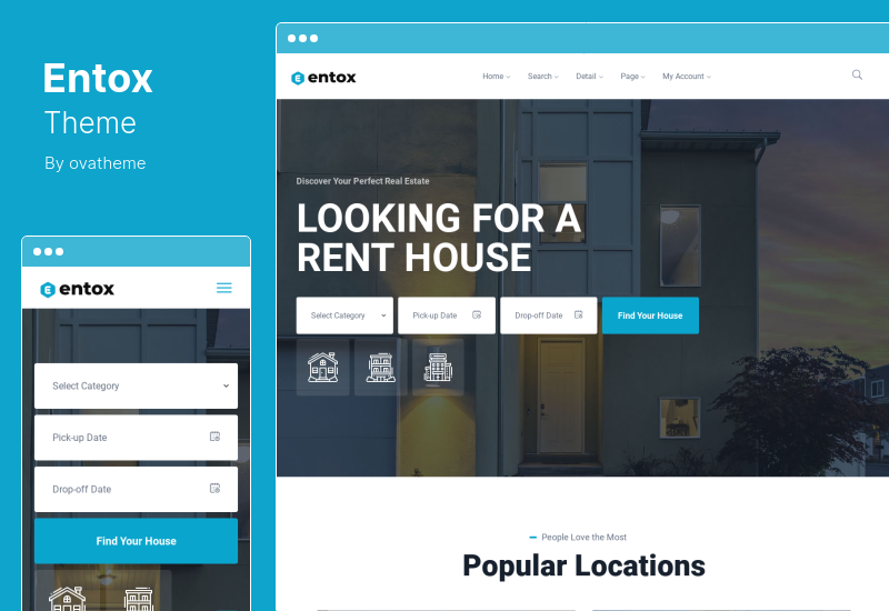 ธีม Entox - ธีม WordPress ตลาดเช่า