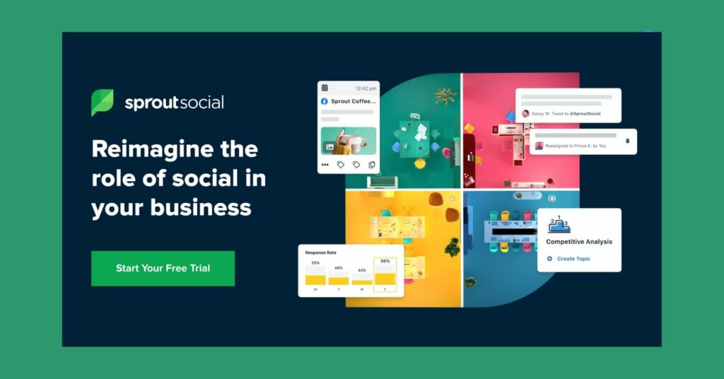 Cele mai bune instrumente de social media: Sprout Social