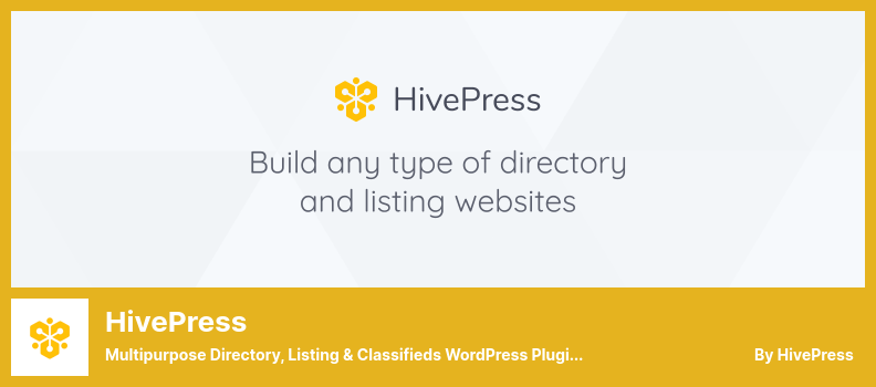 HivePressプラグイン-多目的ディレクトリ、リストおよび求人広告WordPressプラグイン