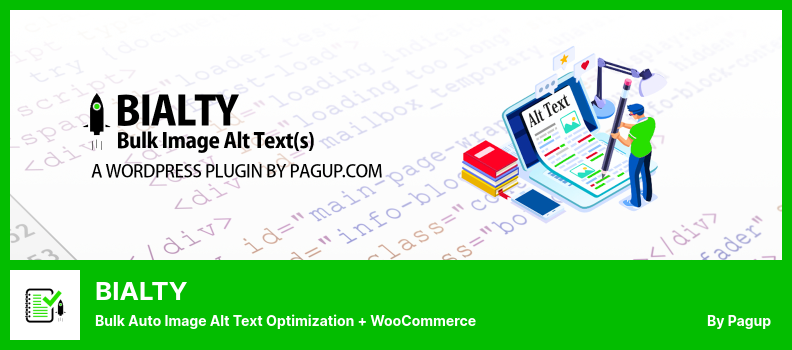 BIALTY 插件 - 批量自動圖像替代文本優化 + WooCommerce