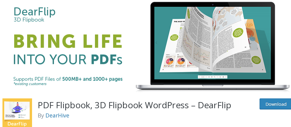 pda-dearflip-wordpress-flipbook-无插件