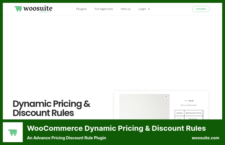 WooCommerce Dinamik Fiyatlandırma ve İndirim Kuralları Eklentisi - Önceden Fiyatlandırma İndirim Kuralı Eklentisi