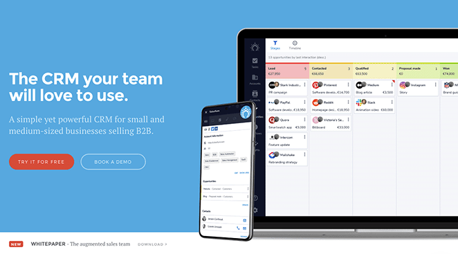 salesflare-crm-SeedProd Salesflare best CRM for sales