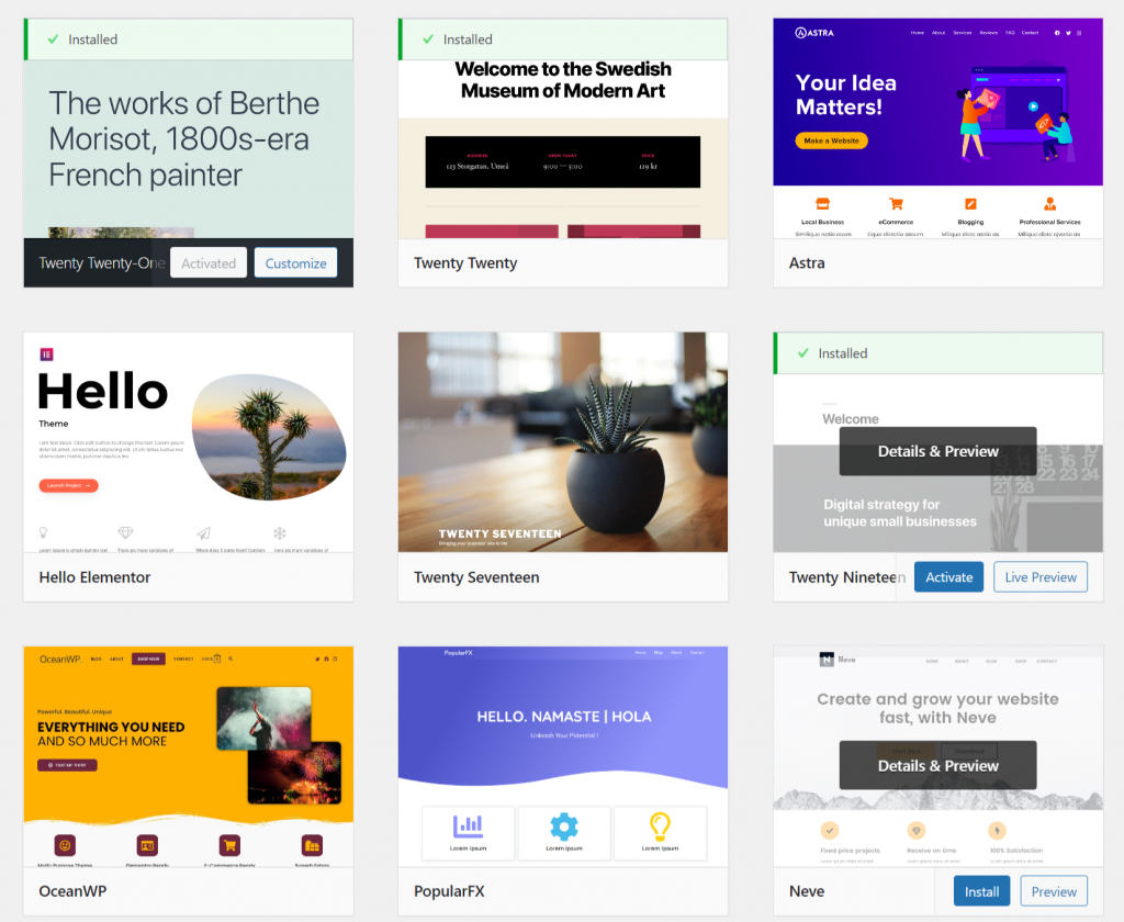 8つの簡単なステップで無料でWordPressブログを開始する方法は? 16 WordPress Free themes