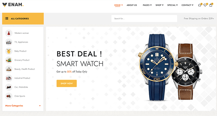 2022 年 9 個最佳 WooCommerce Elementor 主題 9 venam theme 11