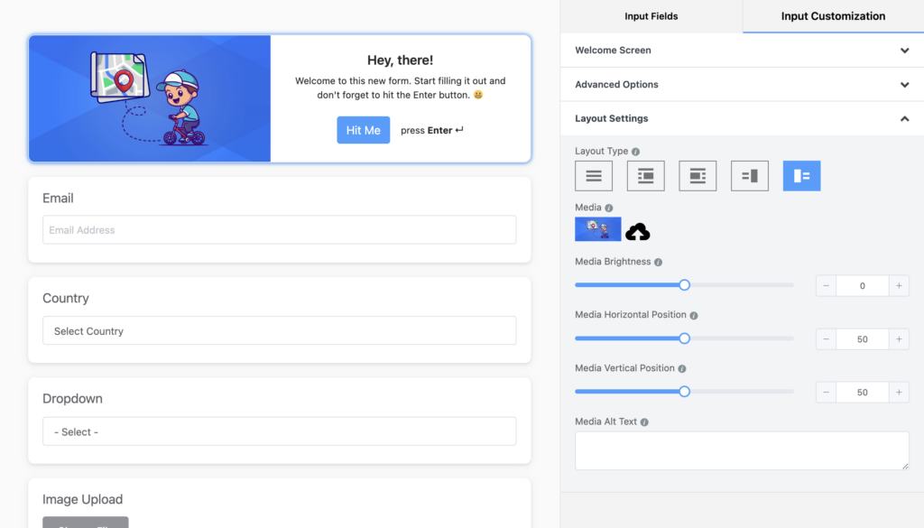 Optimiser l'écran d'accueil de Fluent Forms