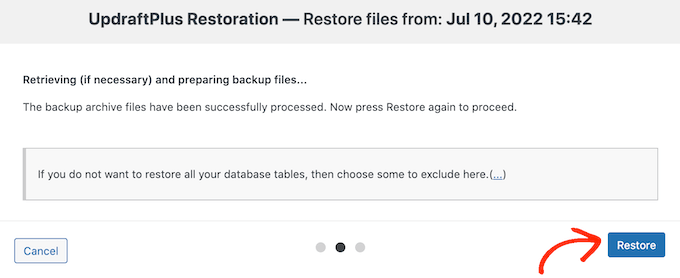 恢復 Google Drive 備份 Restoring a Google Drive backup