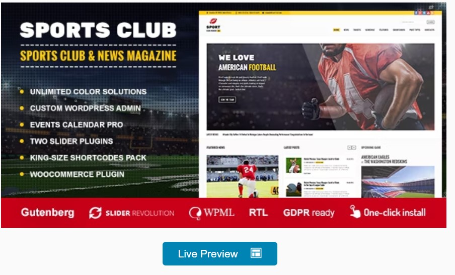 Tema Olahraga WordPress Terbaik