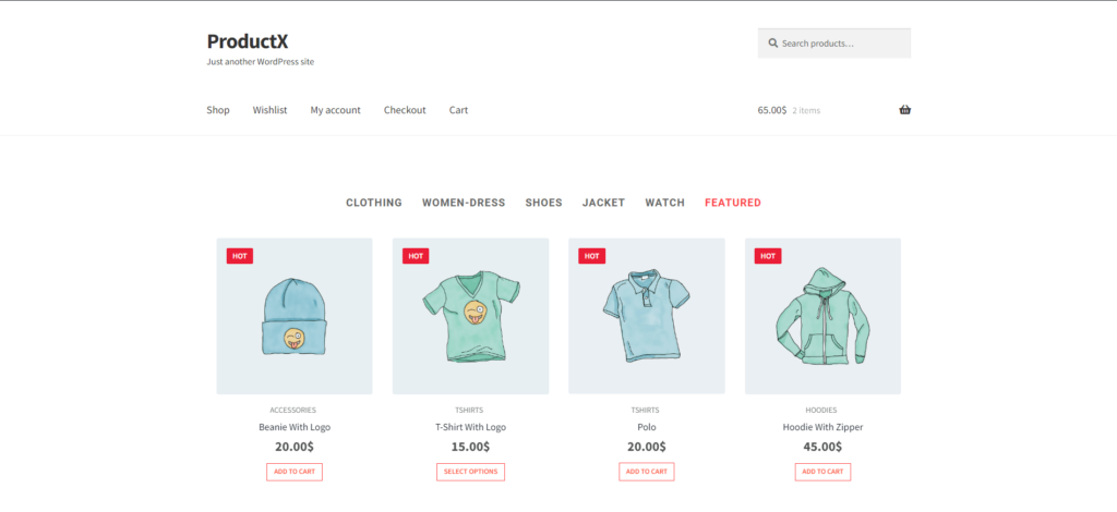 如何在 WooCommerce 8 中添加特色产品 Display Featured Products on Home Page