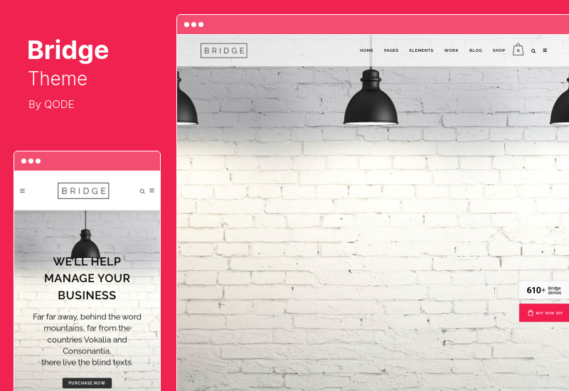 Bridge Theme - Tema WordPress Serbaguna Kreatif
