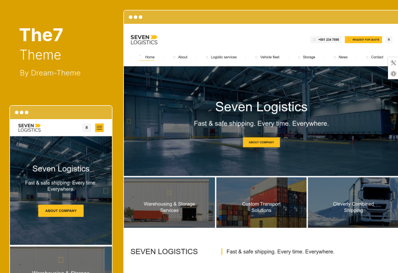 Tema The7 - Pembuat eCommerce Situs Web untuk Tema WordPress