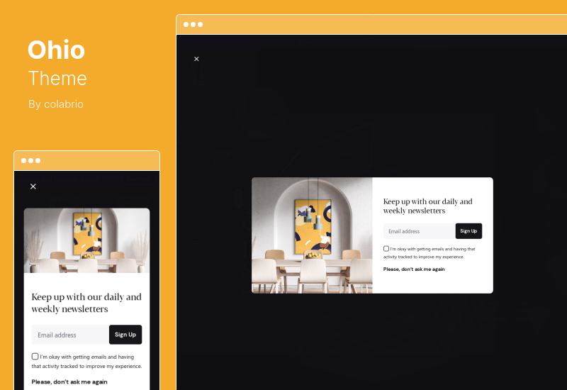 Ohio Theme - Portofolio Kreatif & Tema WordPress Agensi
